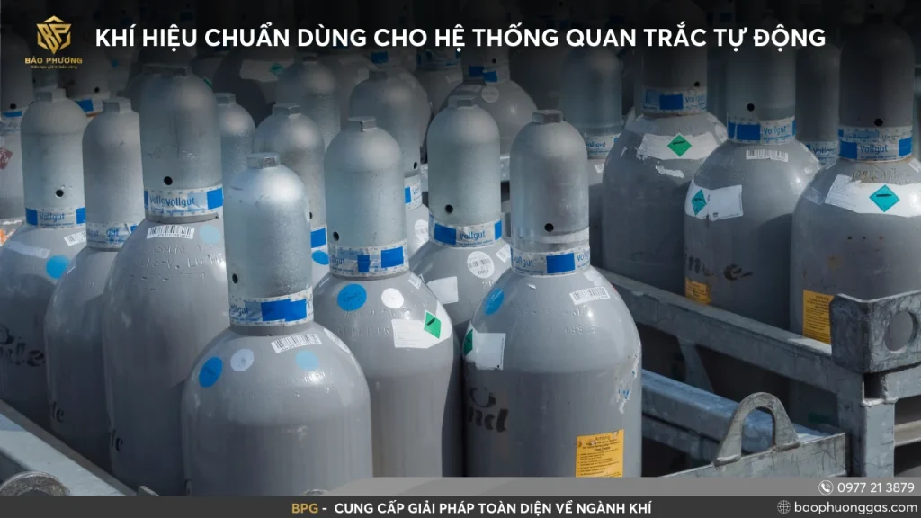 KHÍ HIỆU CHUẨN DÙNG CHO HỆ THỐNG QUAN TRẮC TỰ ĐỘNG