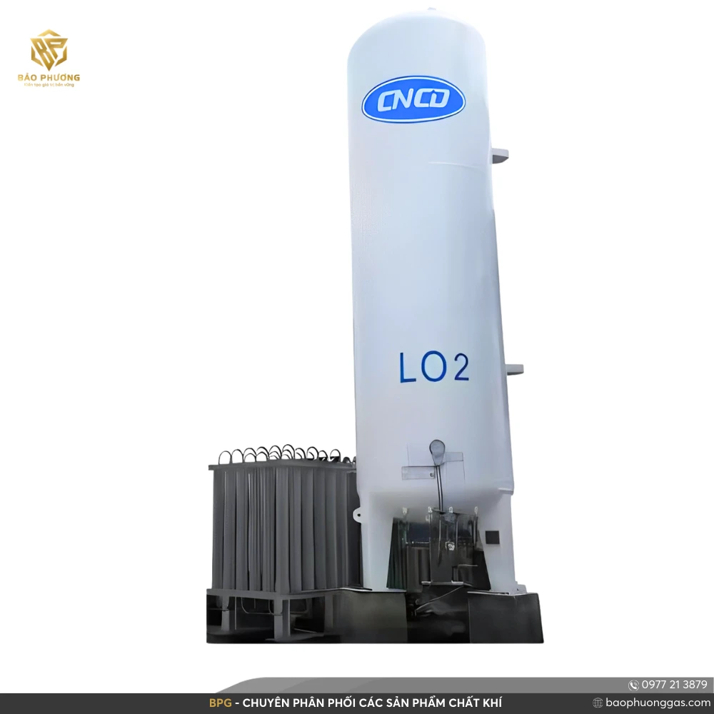 Bồn 30m3(1.6Mpa) chứa Nito lỏng, Kiểu đứng