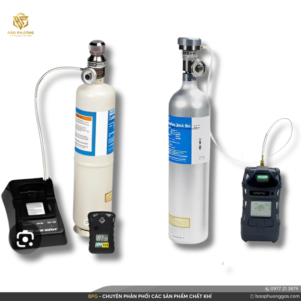 Chai khí chuẩn hiệu chuẩn máy đo khí độc